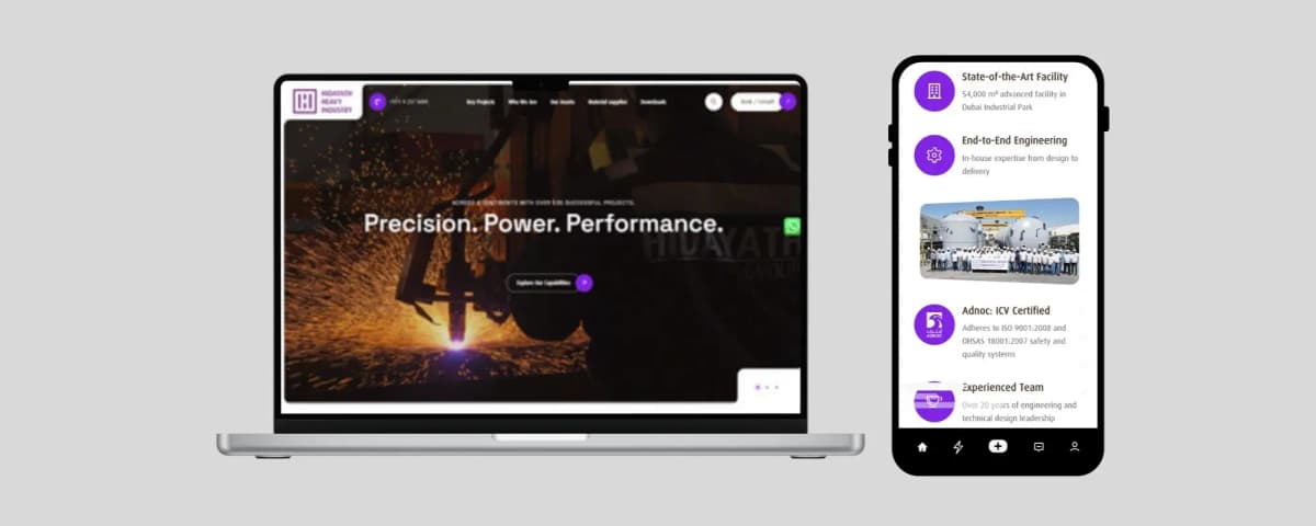 Industrial-grade digital experience for a global metal fabrication leader.